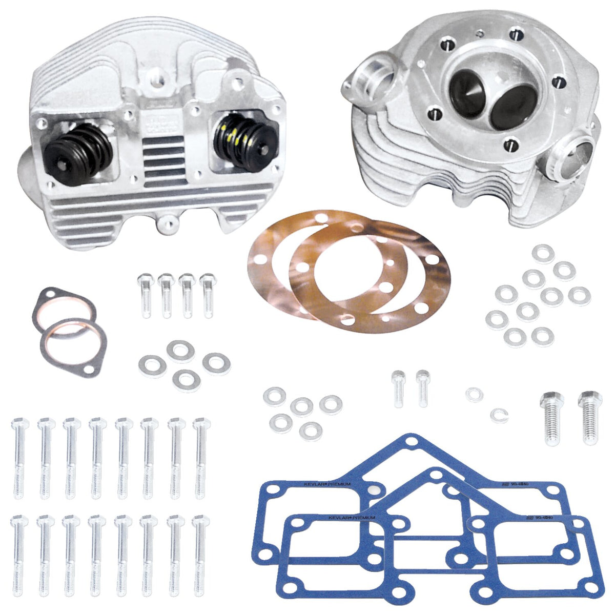 S&S, Shovel cylinder head kit. 3-5/8" bore. Natura