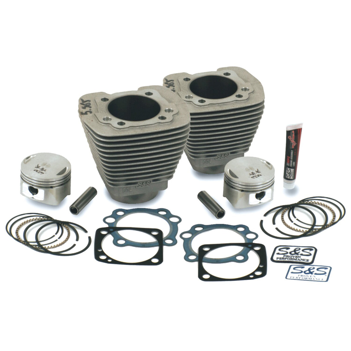 S&S, 88"/1436cc 3-5/8" big bore cylinder & piston kit