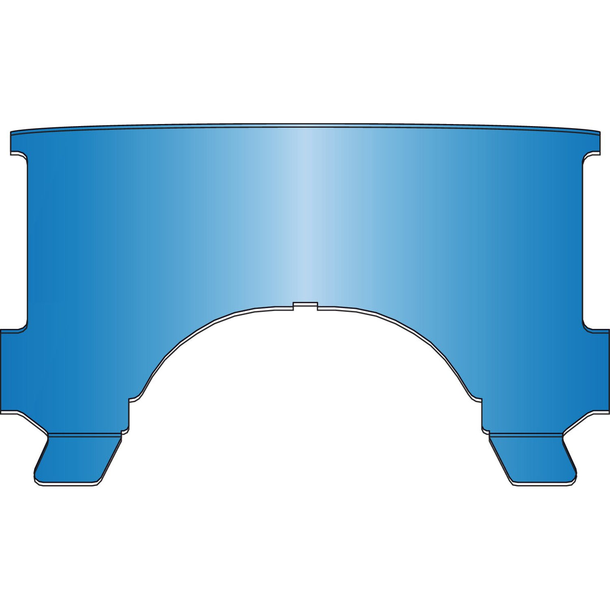 National Cycle, repl. adj. lower window (style B). Blue