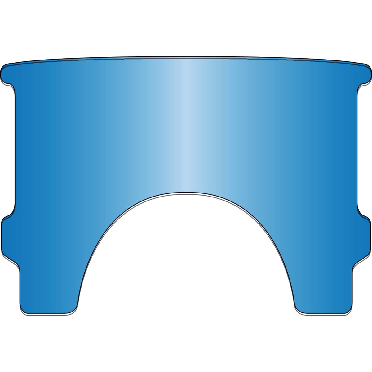 National Cycle, repl. adj. lower window (style A). Blue