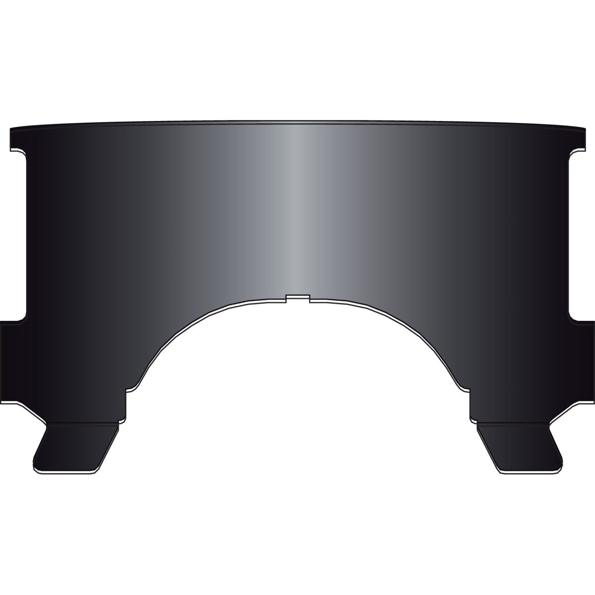 National Cycle, repl. adj. lower window (style B). Black