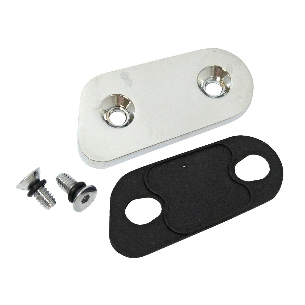 Primary chain inspection cover. Polished