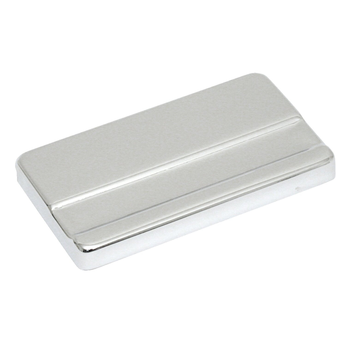 Battery top cover. Chrome