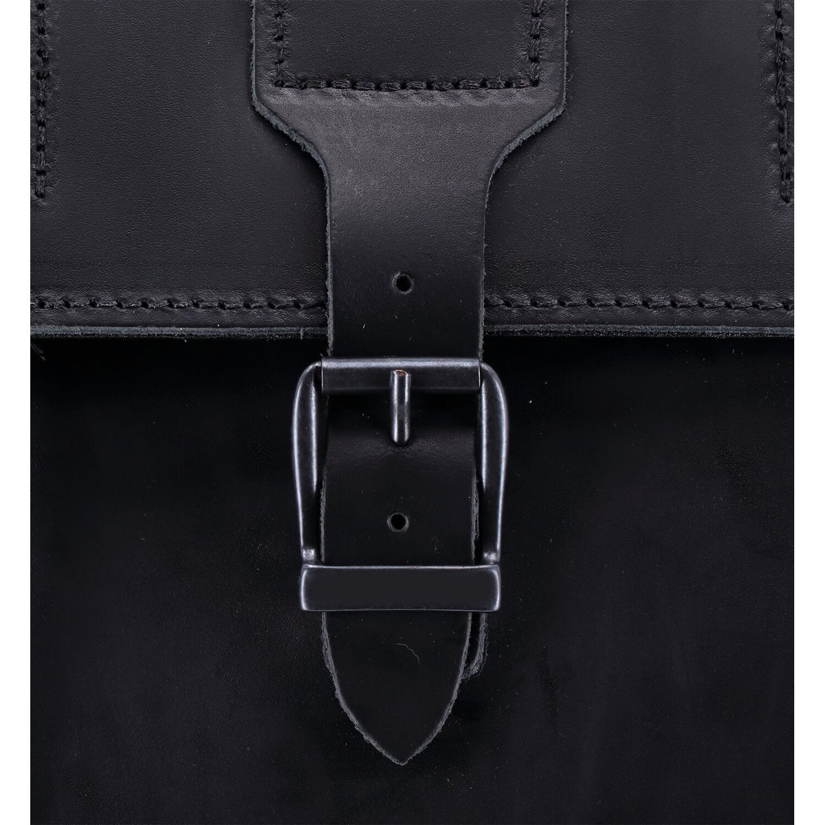 MCS, reinforced rigid leather saddlebag set. 32 liter