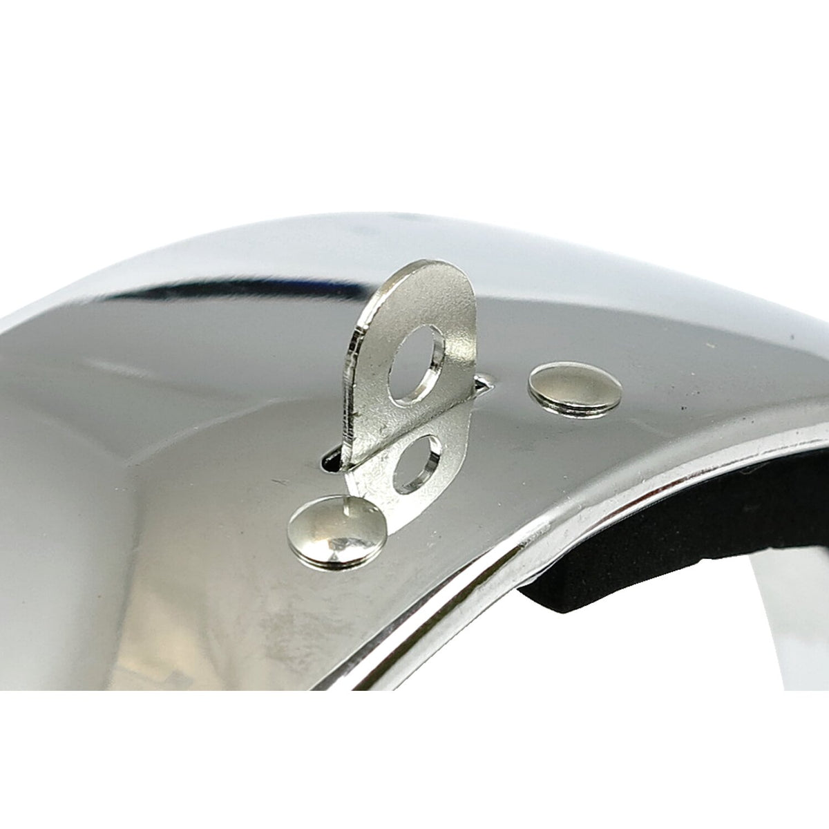 Recessed trim ring. 5-3/4" headlamp. Chrome