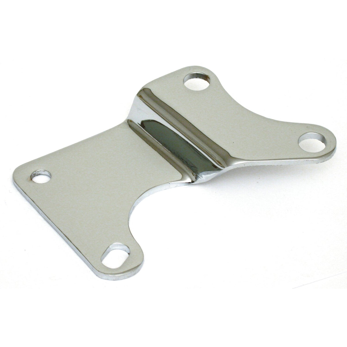 Battery carrier bracket. Chrome
