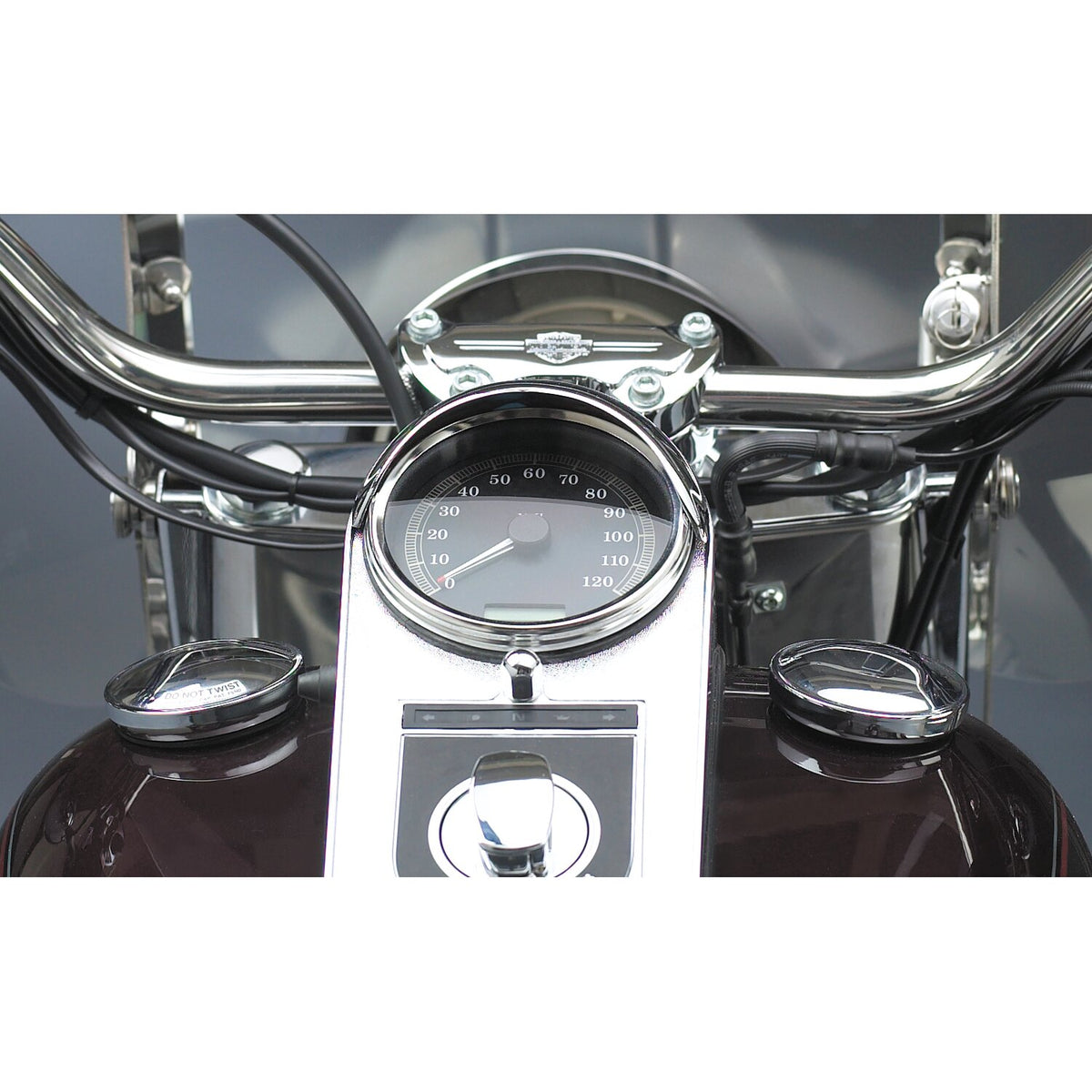 National Cycle, speedo visor. Chrome