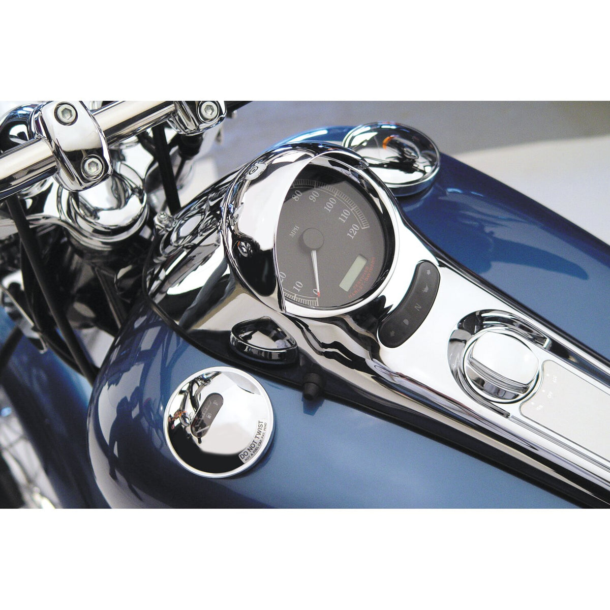 National Cycle, speedo visor. Chrome