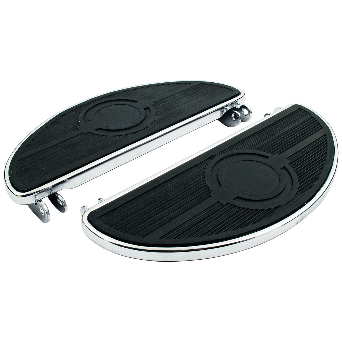 Oval early FL floorboards. Chrome