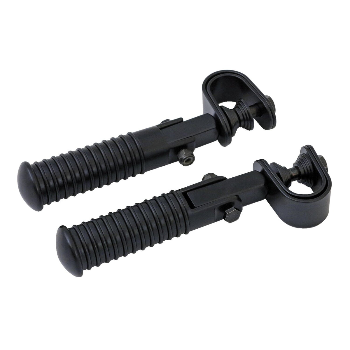 O-ring foot peg set. clamp-on. Chrome