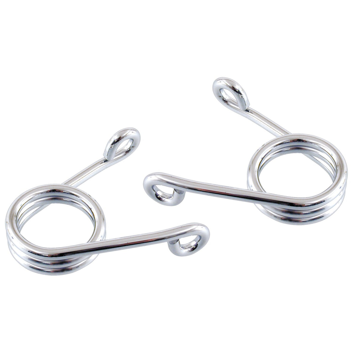 Scissor solo seat spring, chrome 3"