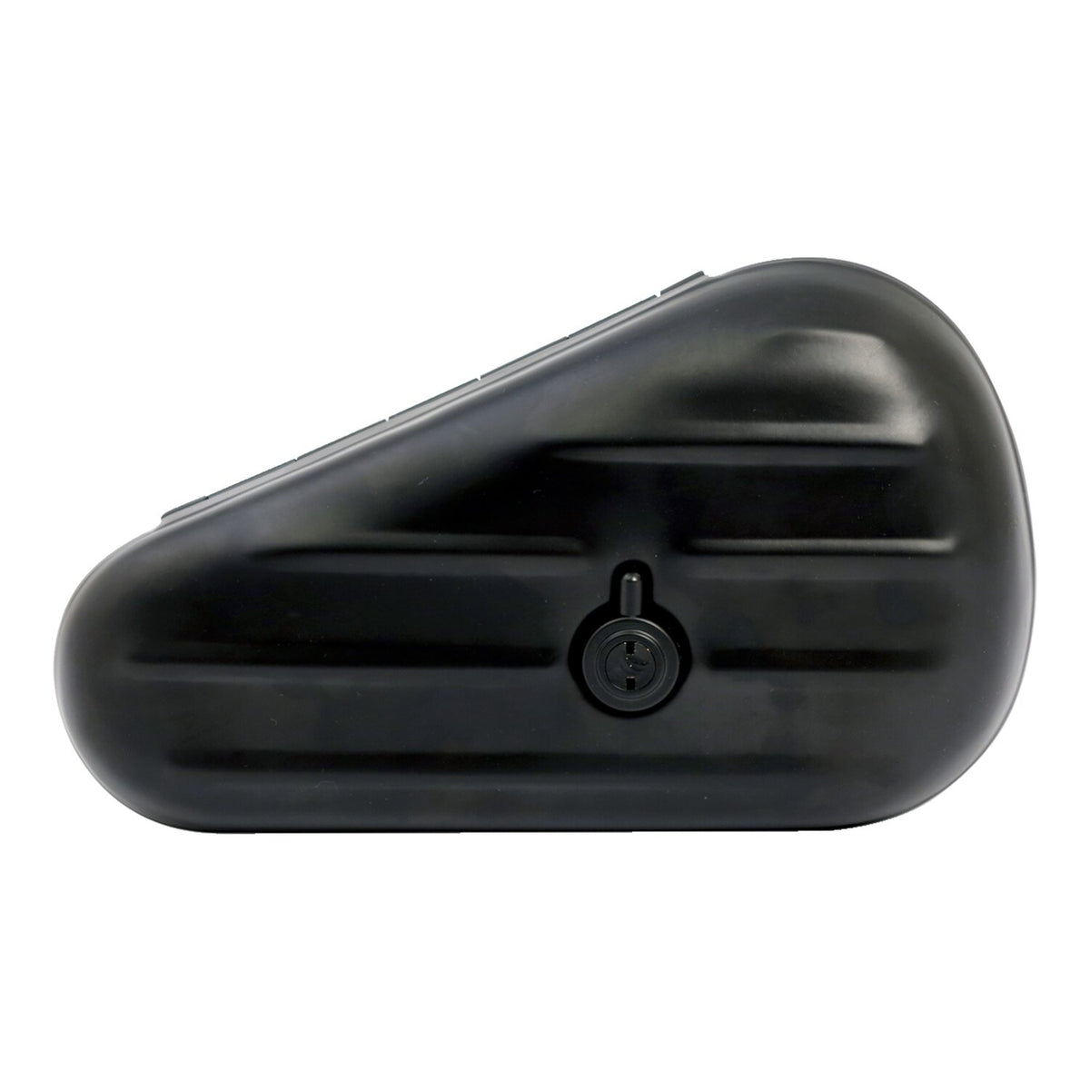 Teardrop tool box ribbed. Black