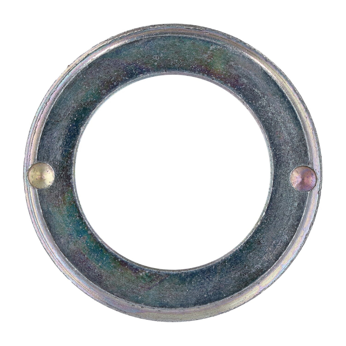 Lock nut, swingarm bearing. left