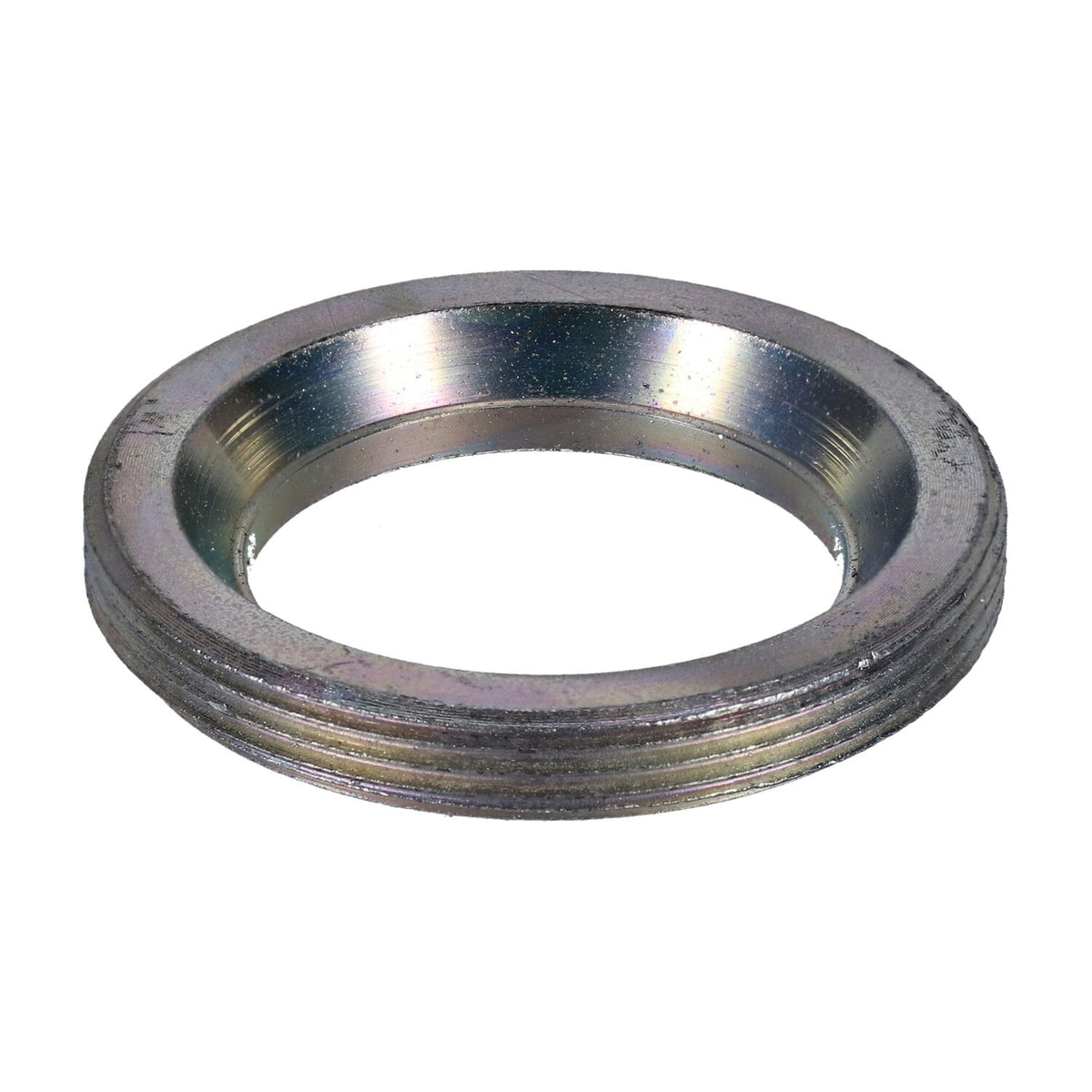Locknut, swingarm bearing. left