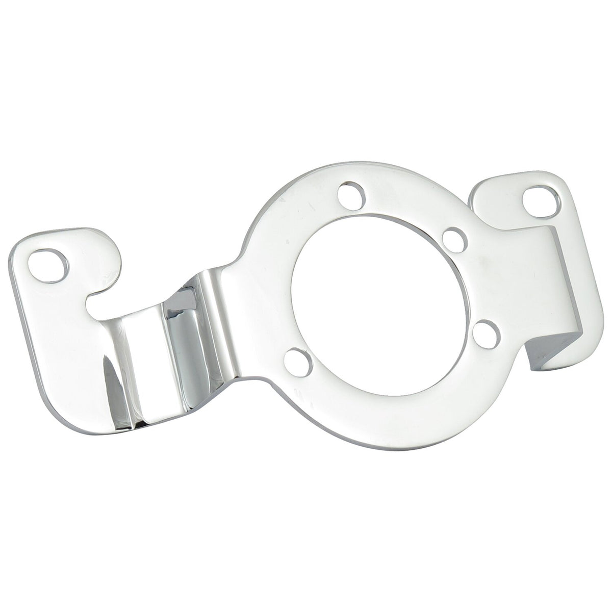 Air cleaner adapter bracket. Chrome