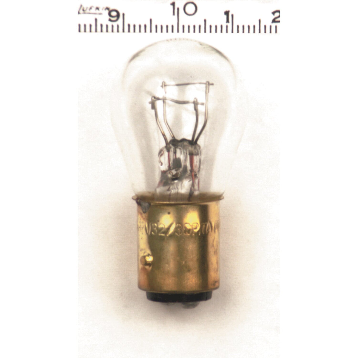 Stop/taillight 12v light bulb. repl. 1157. Clear glass