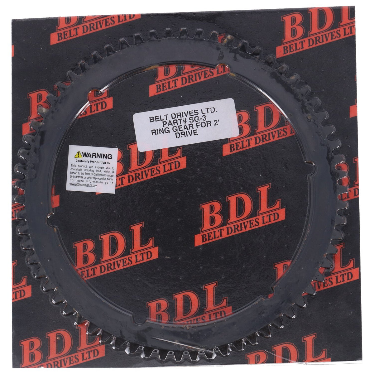 BDL, replacement starter ring gear, SG-3