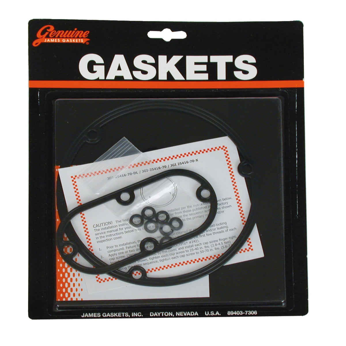 James, inspection & derby cover seal kit. RCM