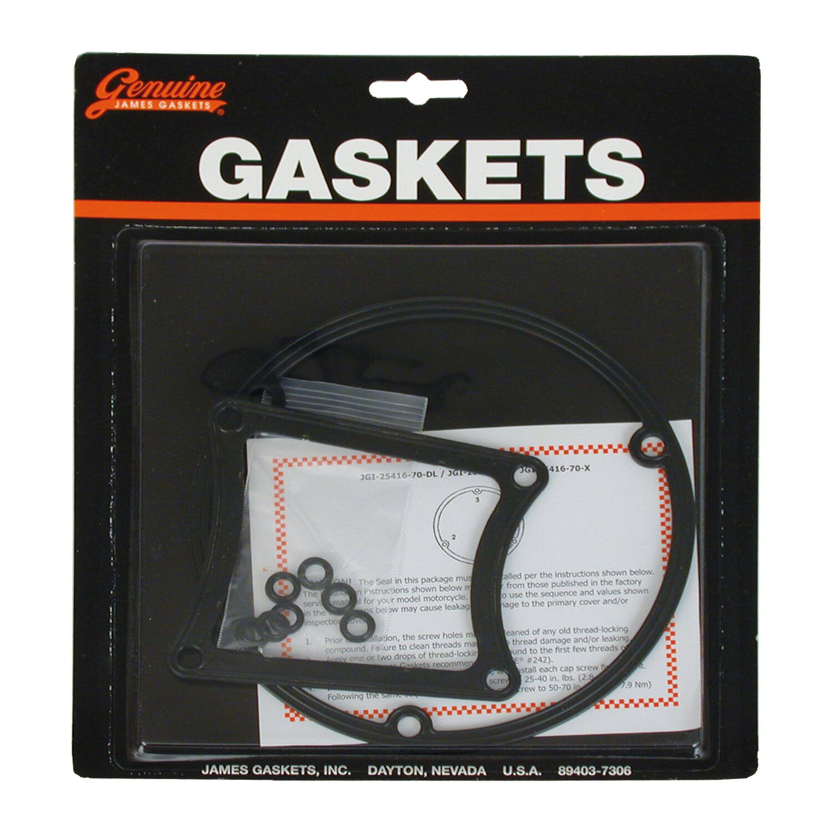 James, inspection & derby cover seal kit. RCM