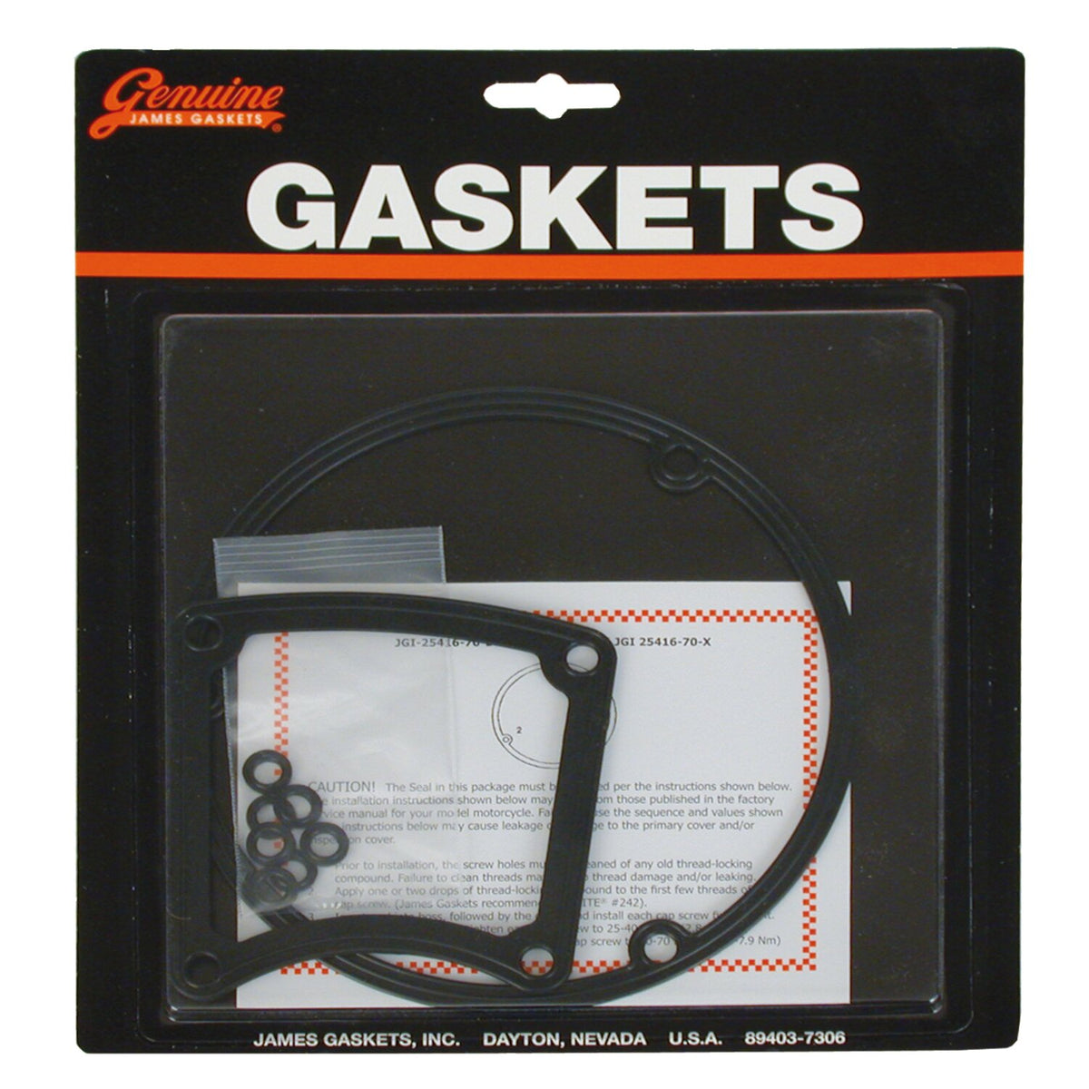 James, inspection & derby cover seal kit. RCM