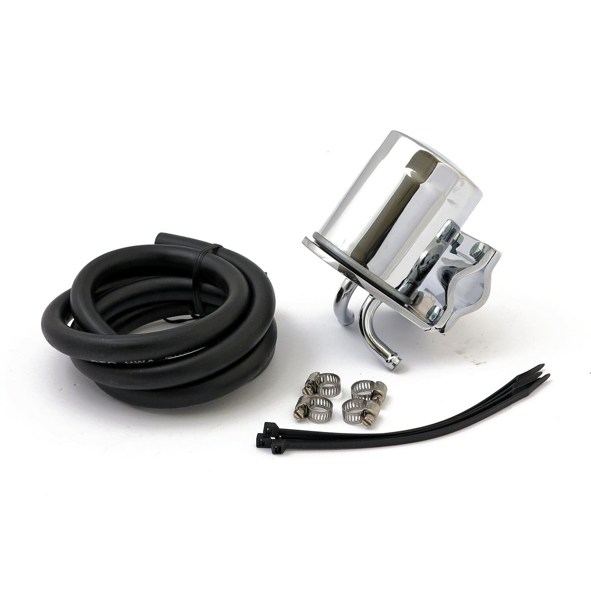 Custom oil filter kit. Chrome