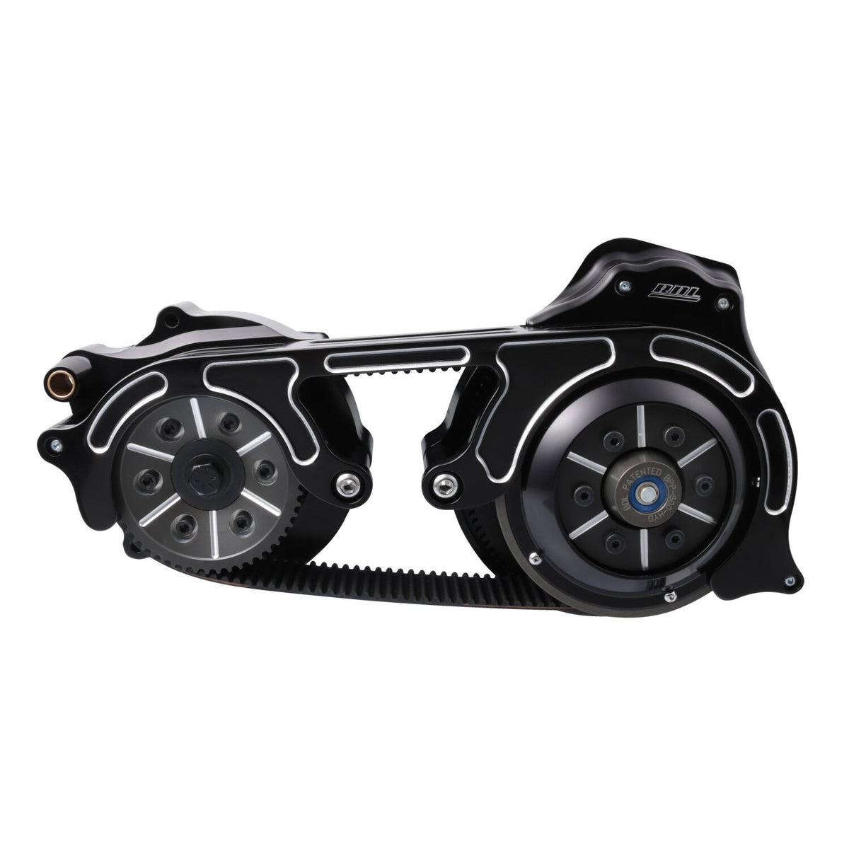 BDL, TC2P series 2" 8mm belt drive kit. Black