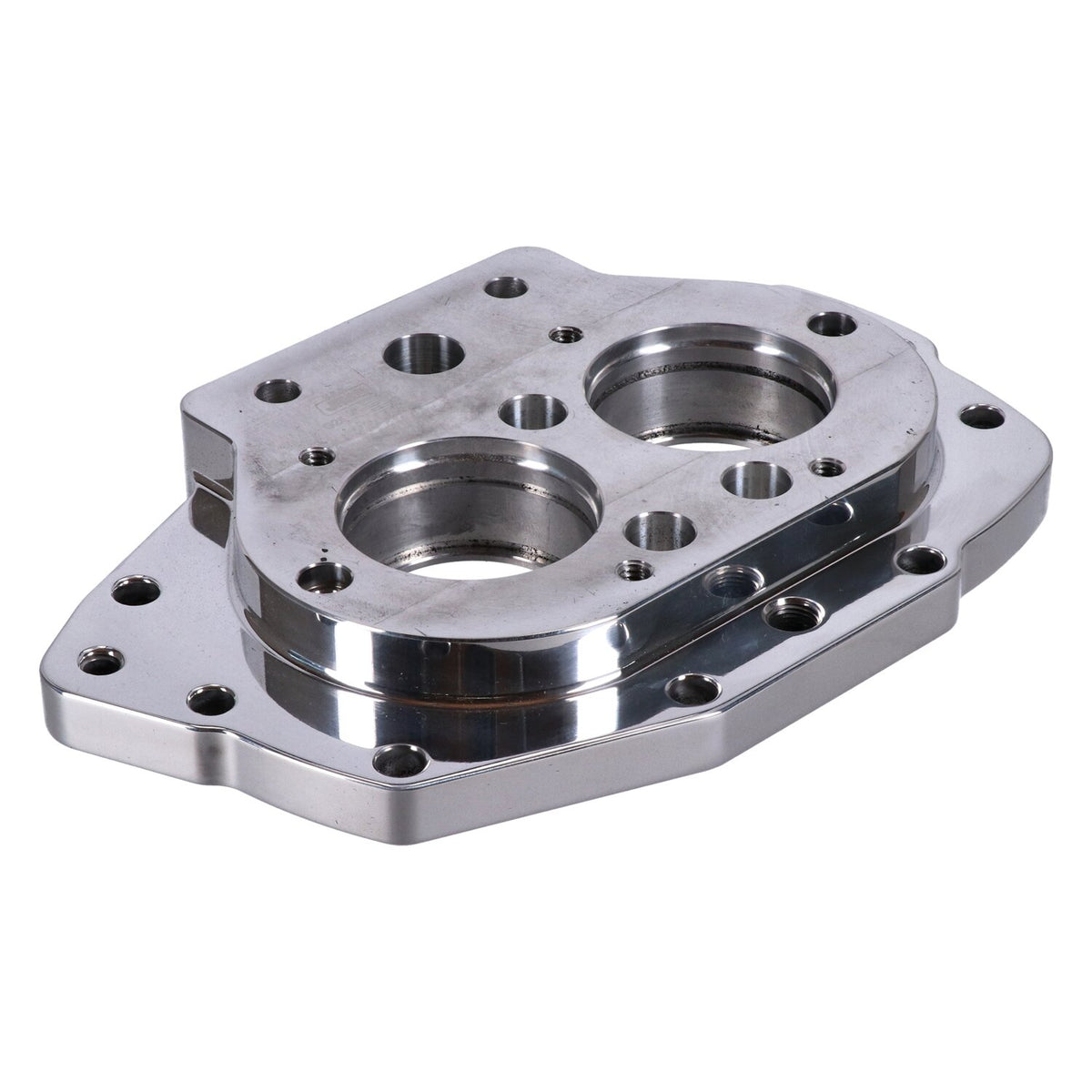 JIMS, billet transmission trapdoor. No bearings. Polished