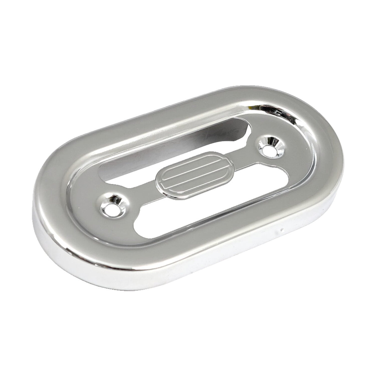 Voltage regulator/rectifier cover. Chrome