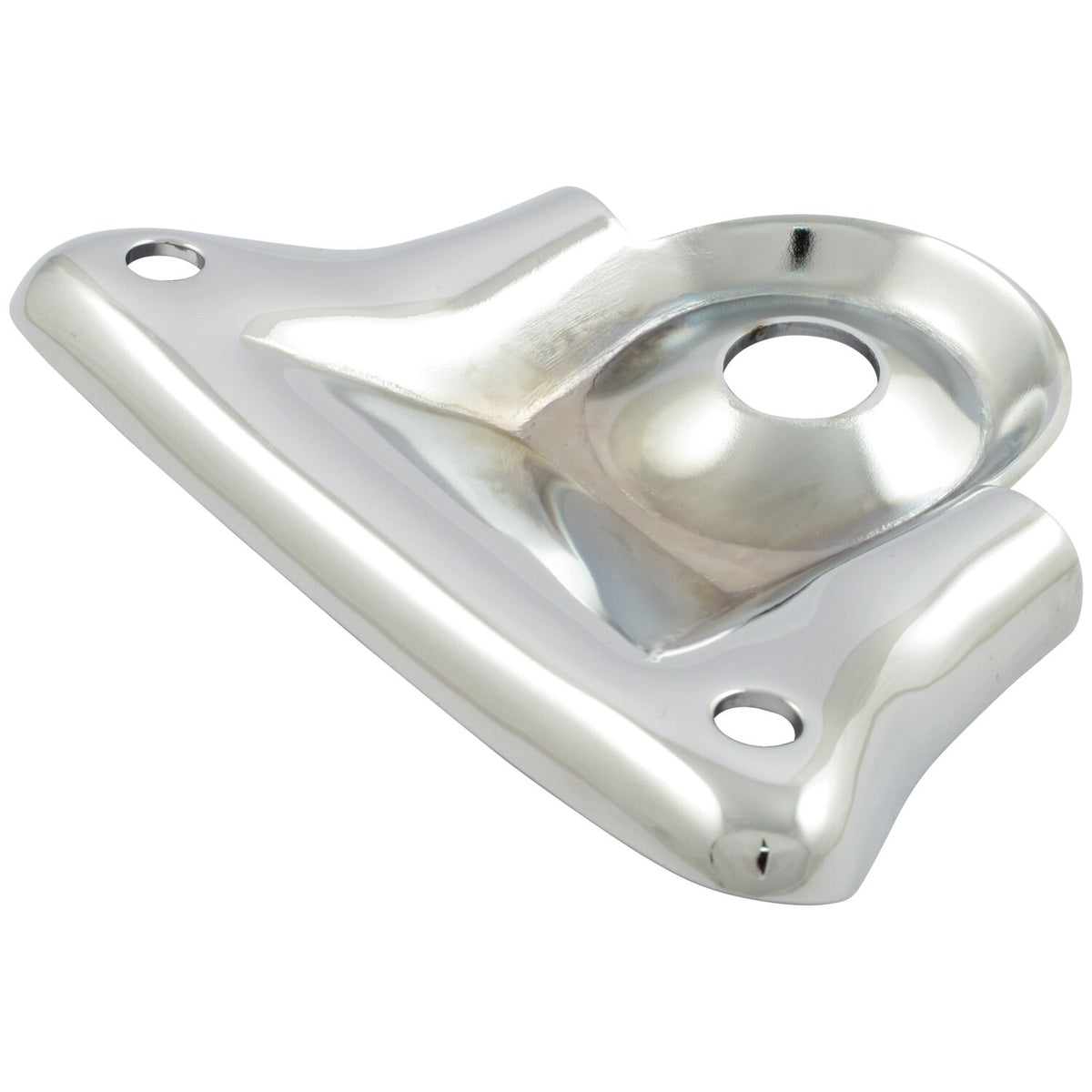 Mounting bracket for 7" Hydra headlamp. Chrome
