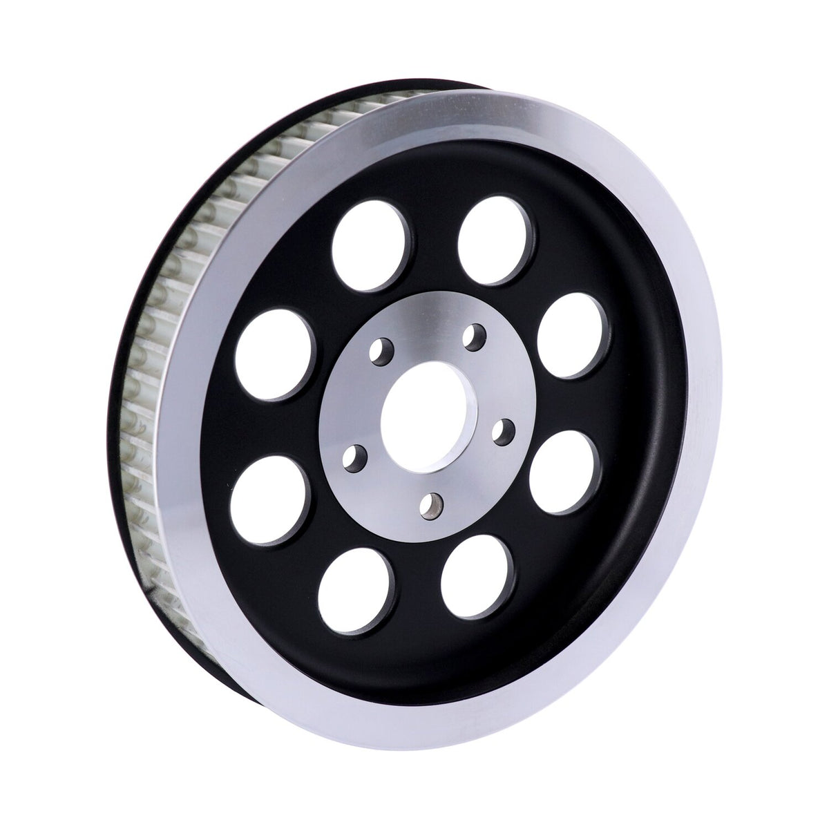 Reproduction OEM style wheel pulley 65t, 1-1/2" belt. Black