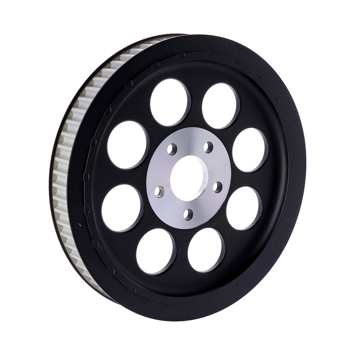 Reproduction OEM style wheel pulley 70t, 1-1/2" belt. Black