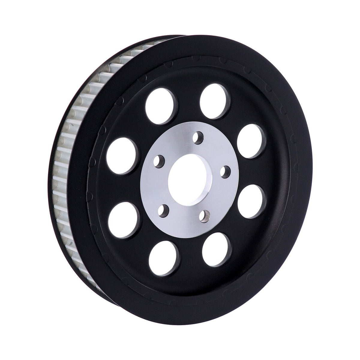 Reproduction OEM style wheel pulley 61t, 1-1/2" belt. Black