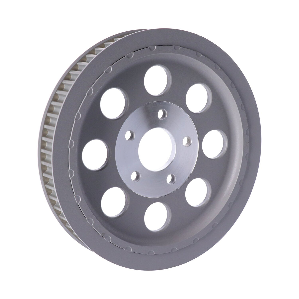 Reproduction OEM style wheel pulley 61t, 1-1/2" belt. Silver