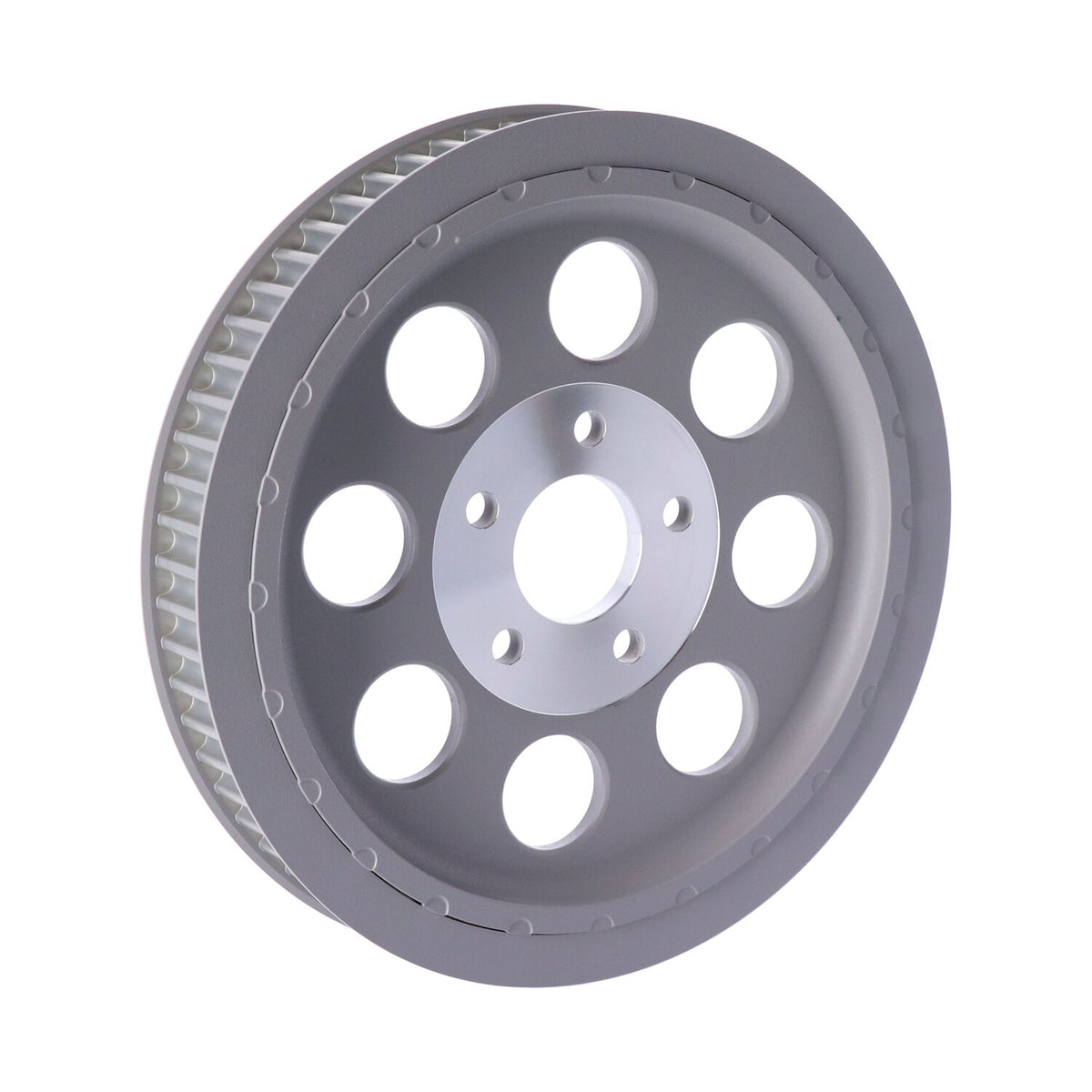 Reproduction OEM style wheel pulley 65t, 1-1/2" belt. Silver