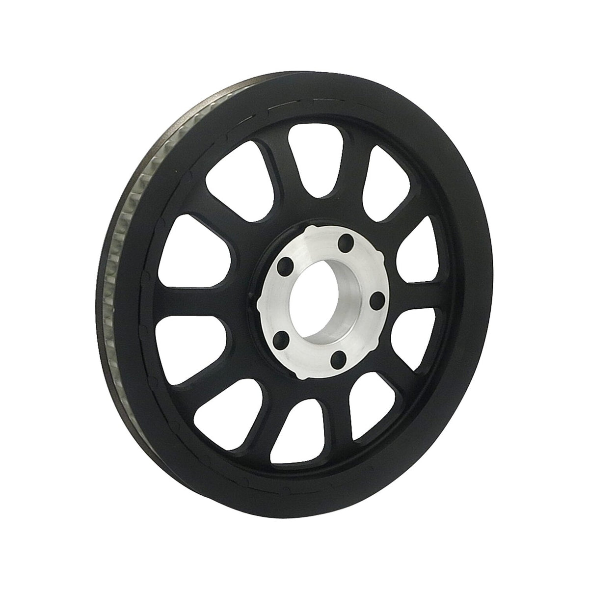 Reproduction OEM style wheel pulley 66t, 20mm belt. Black
