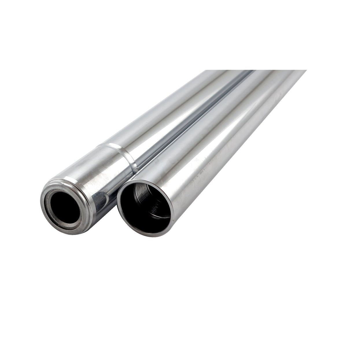 Fork tubes 41mm, 20-7/8". show chrome