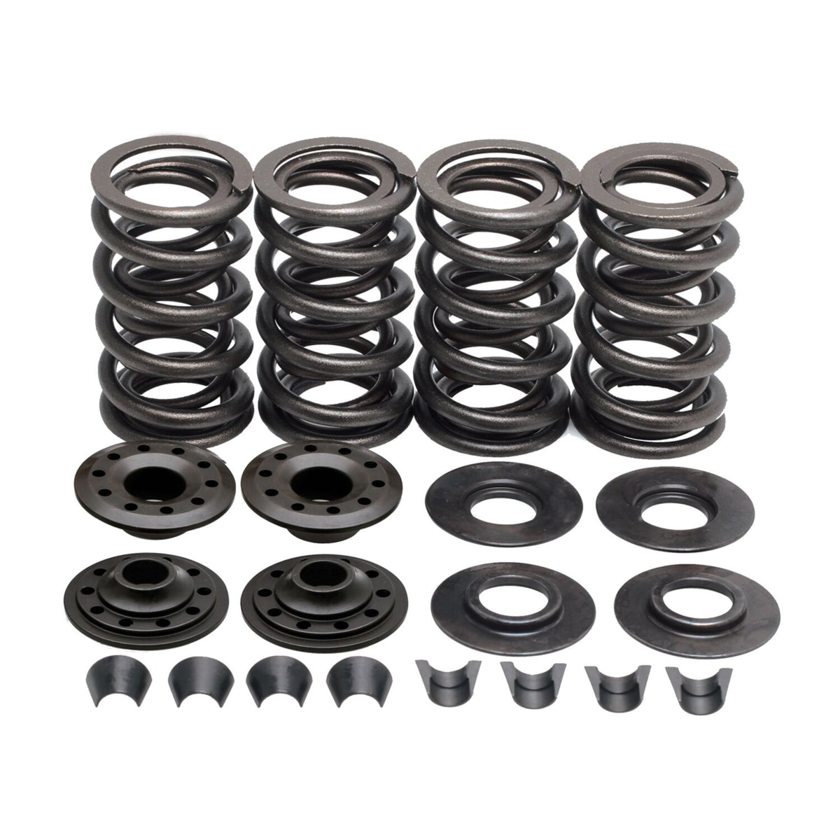 KPMI, valve spring kit. .600" lift. Steel top collars