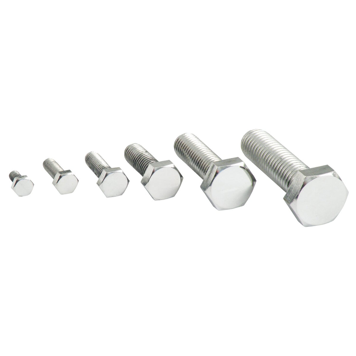 M12 x 45mm hex bolt, pol. stainless