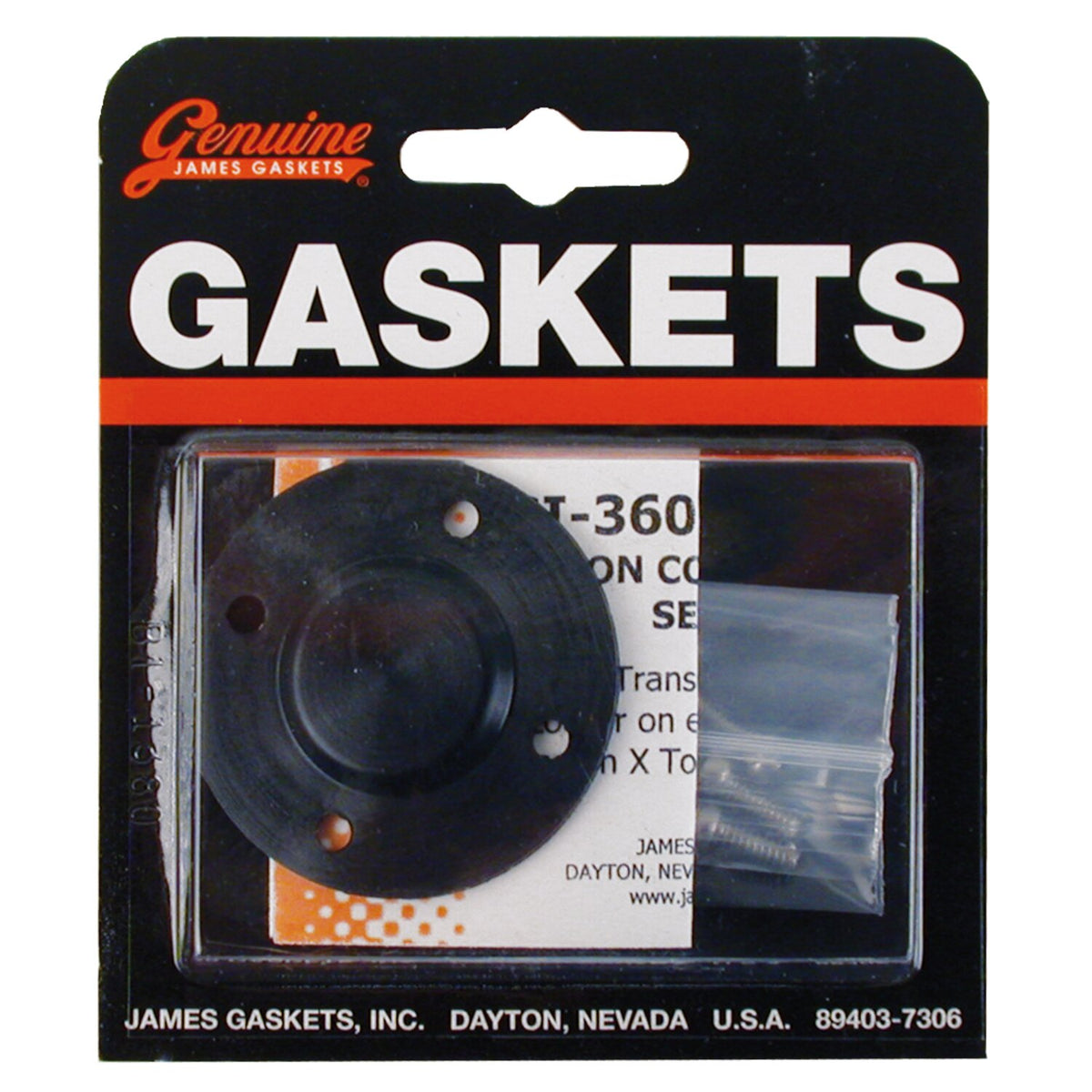 James end plate, countershaft. Black