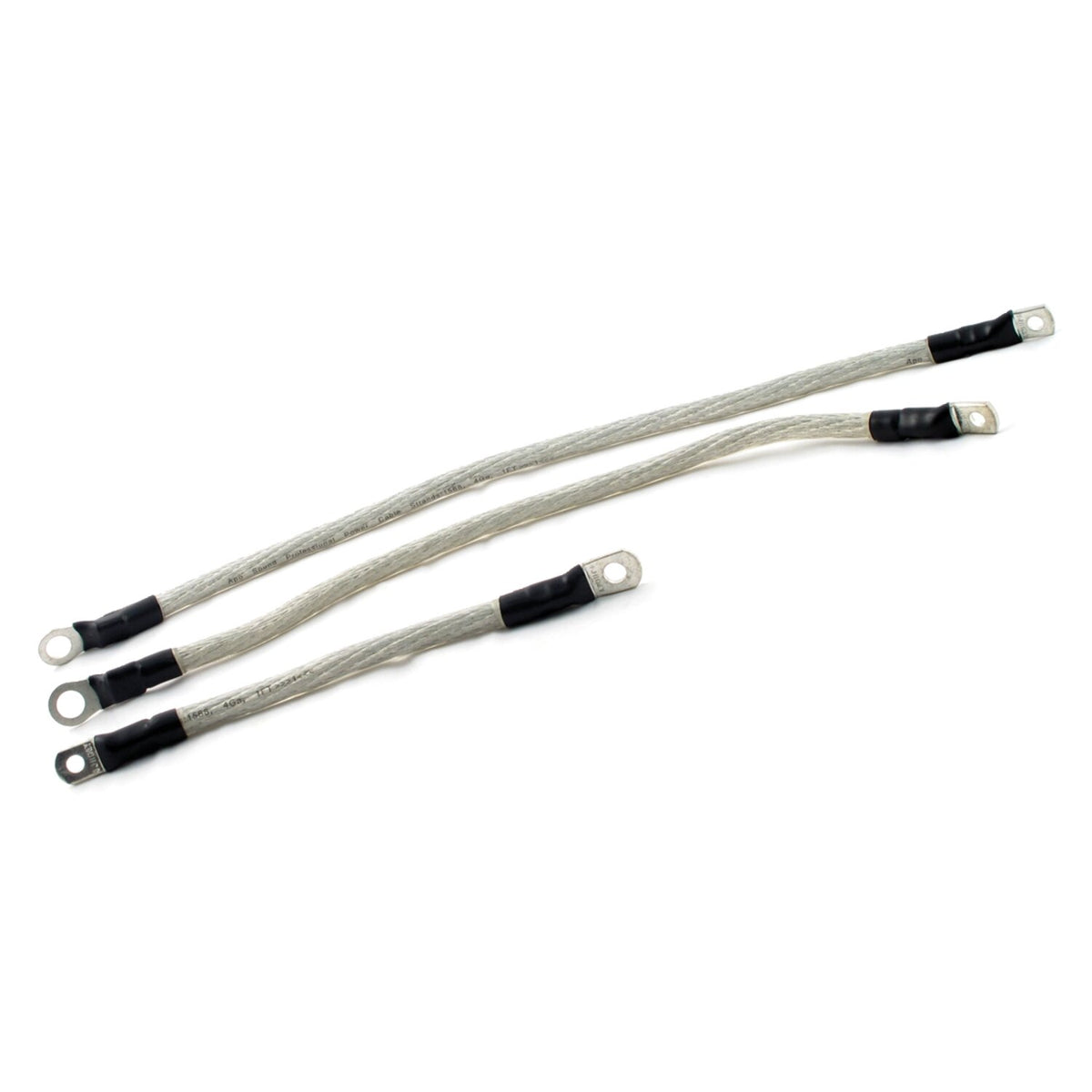 All Balls, battery cable kit. Clear. 9", 16", 16"