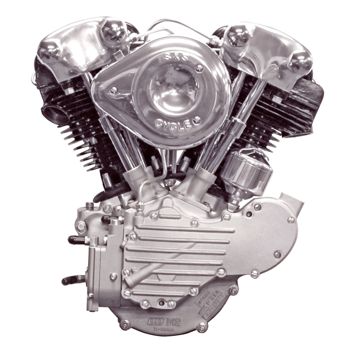 S&S, 93" KN-series engines. Generator cases