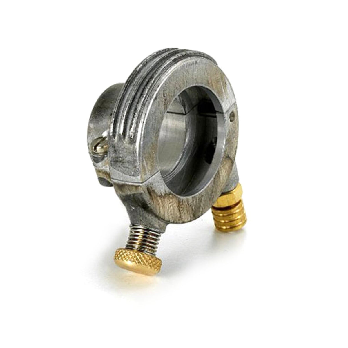 K-Tech DeLuxe external throttle housing. Raw aluminum