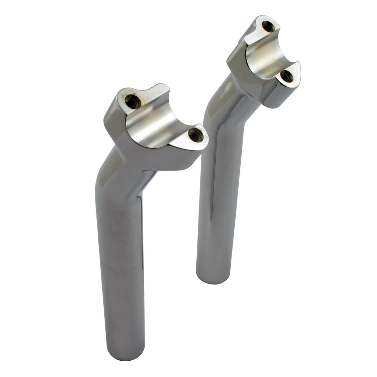 Wild1, Chubby risers. Pullback. 9.5" rise. Chrome