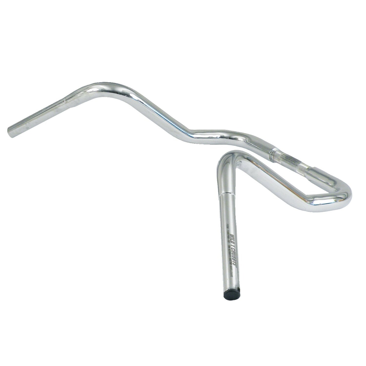 Wild1, 1-1/4" Chubby Bagger Ape. Chrome, 12.5" rise