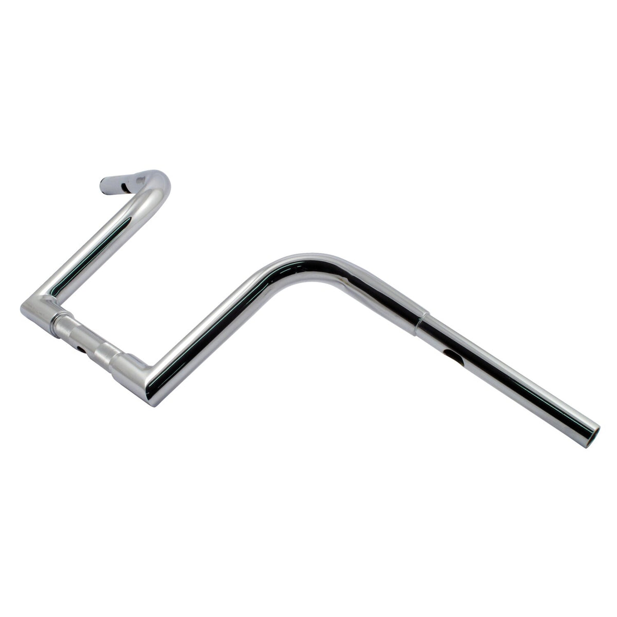 Wild 1, 1-1/4" Chubby Outlawz Apes. Chrome, 10" rise