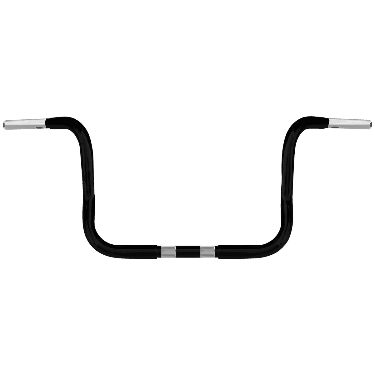Wild1, 1-1/4" Chubby Bagger Ape. Black, 10" rise