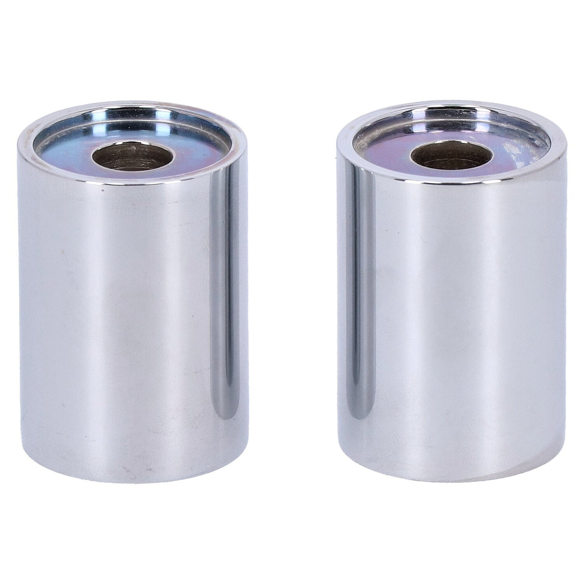 Wild1, riser extensions. 2" tall. Chrome