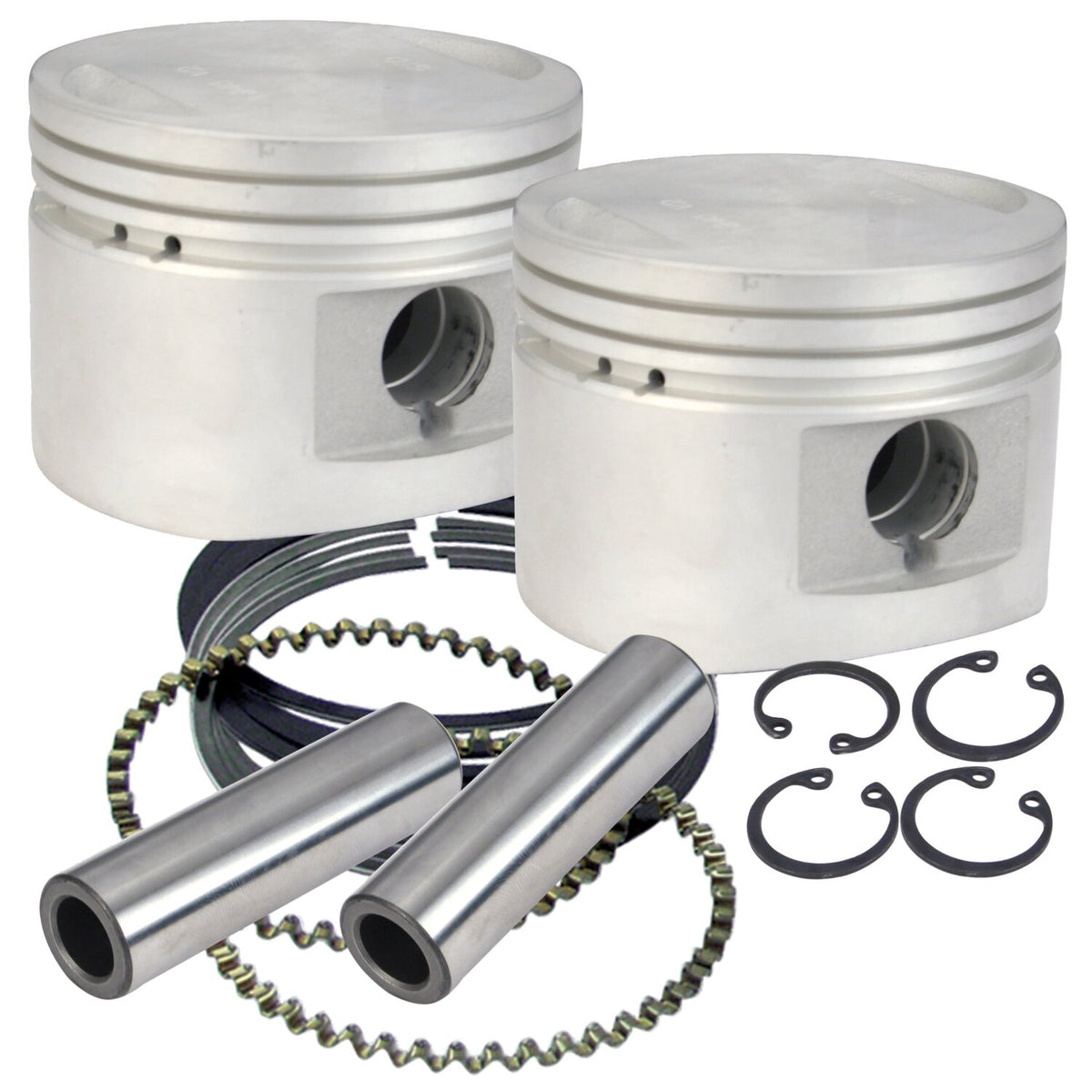 S&S, 3-1/2" replacement cast piston kit. Std