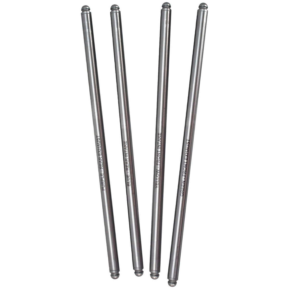 S&S, non-adj. chromoly pushrod set. Twin Cam Std length
