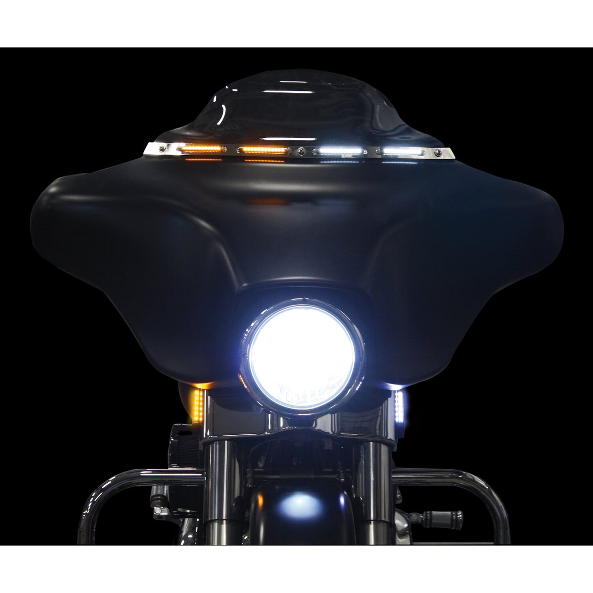 Custom Dynamics billet dynamic LED strips turn signals